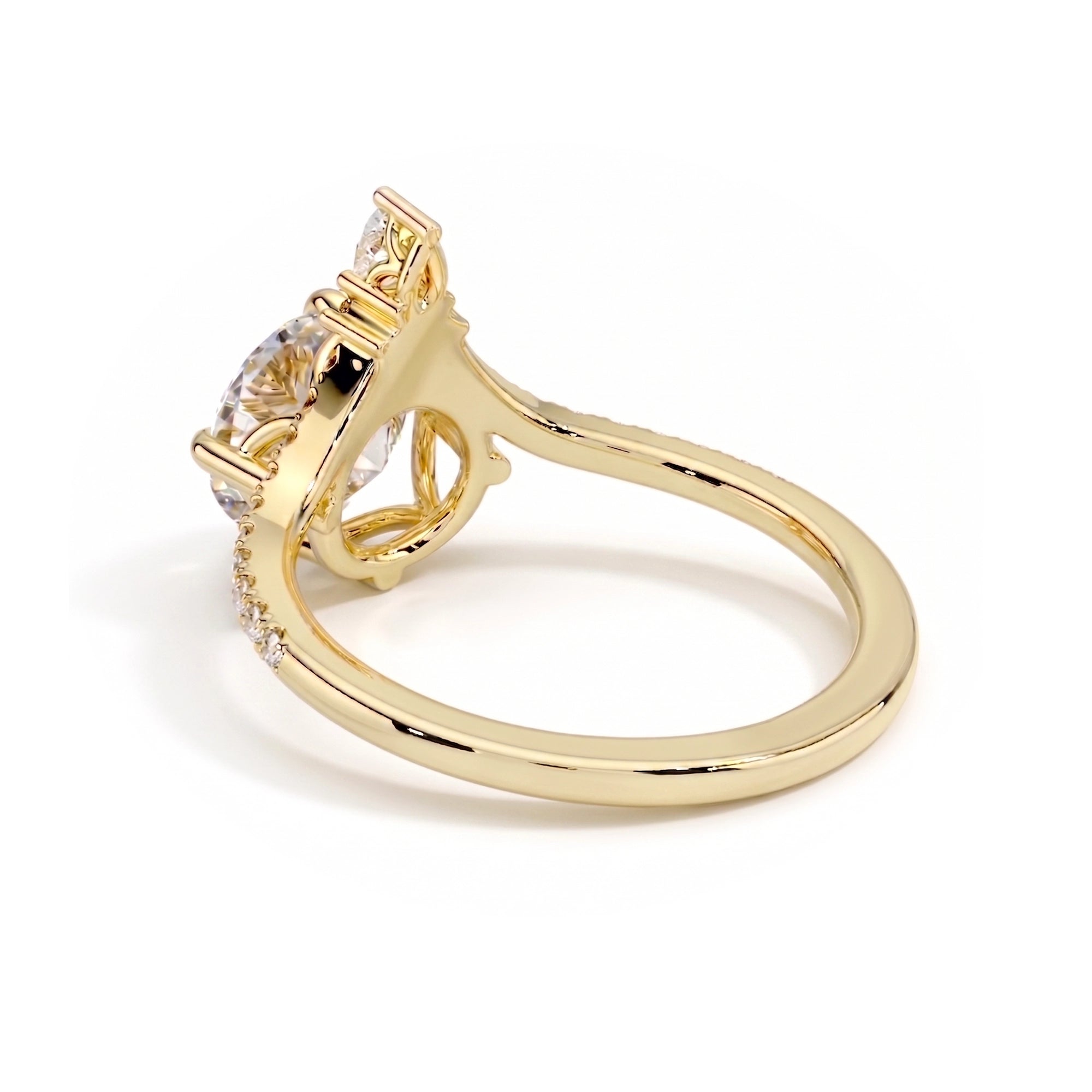 Aurelia Chevron Oval Ring