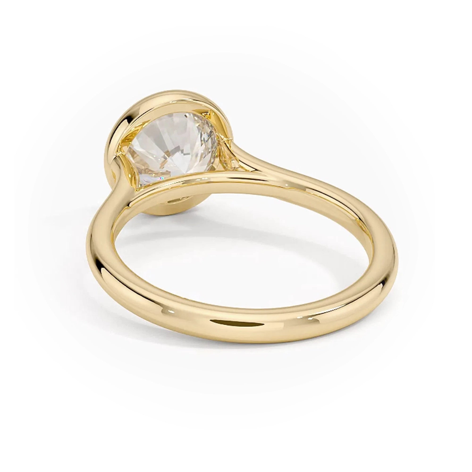 Luna Round Solitaire Ring