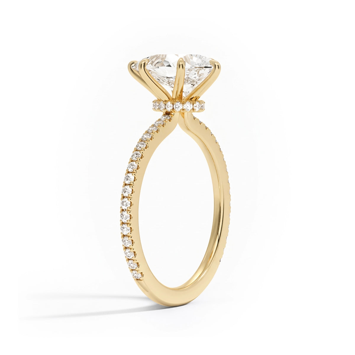 Lumina Pavé Marquise Ring