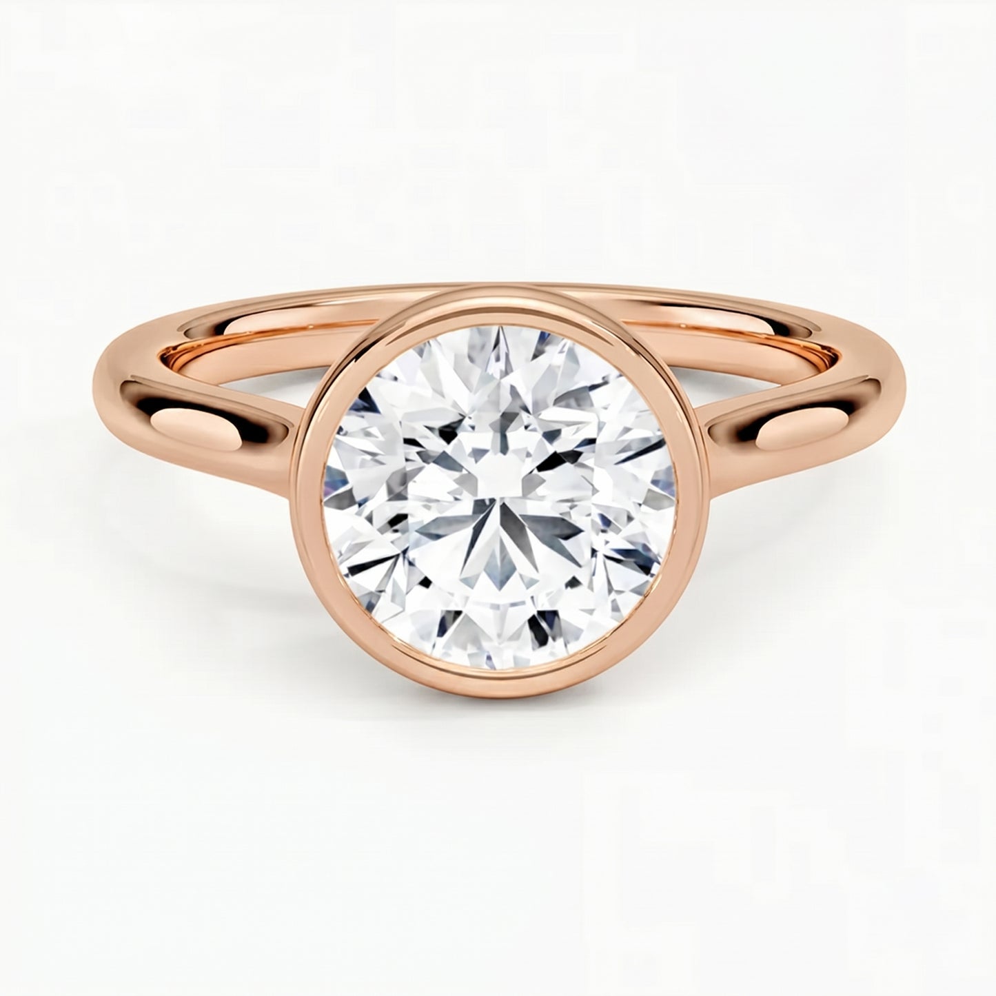 Luna Round Solitaire Ring