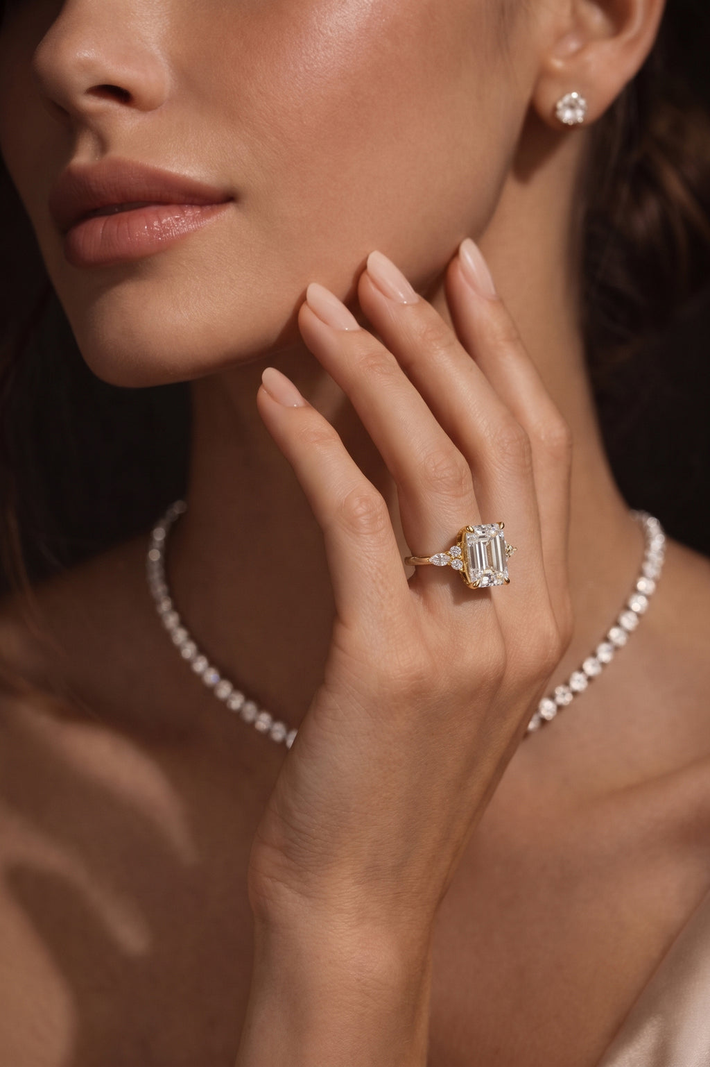 Laurel Emerald Ring